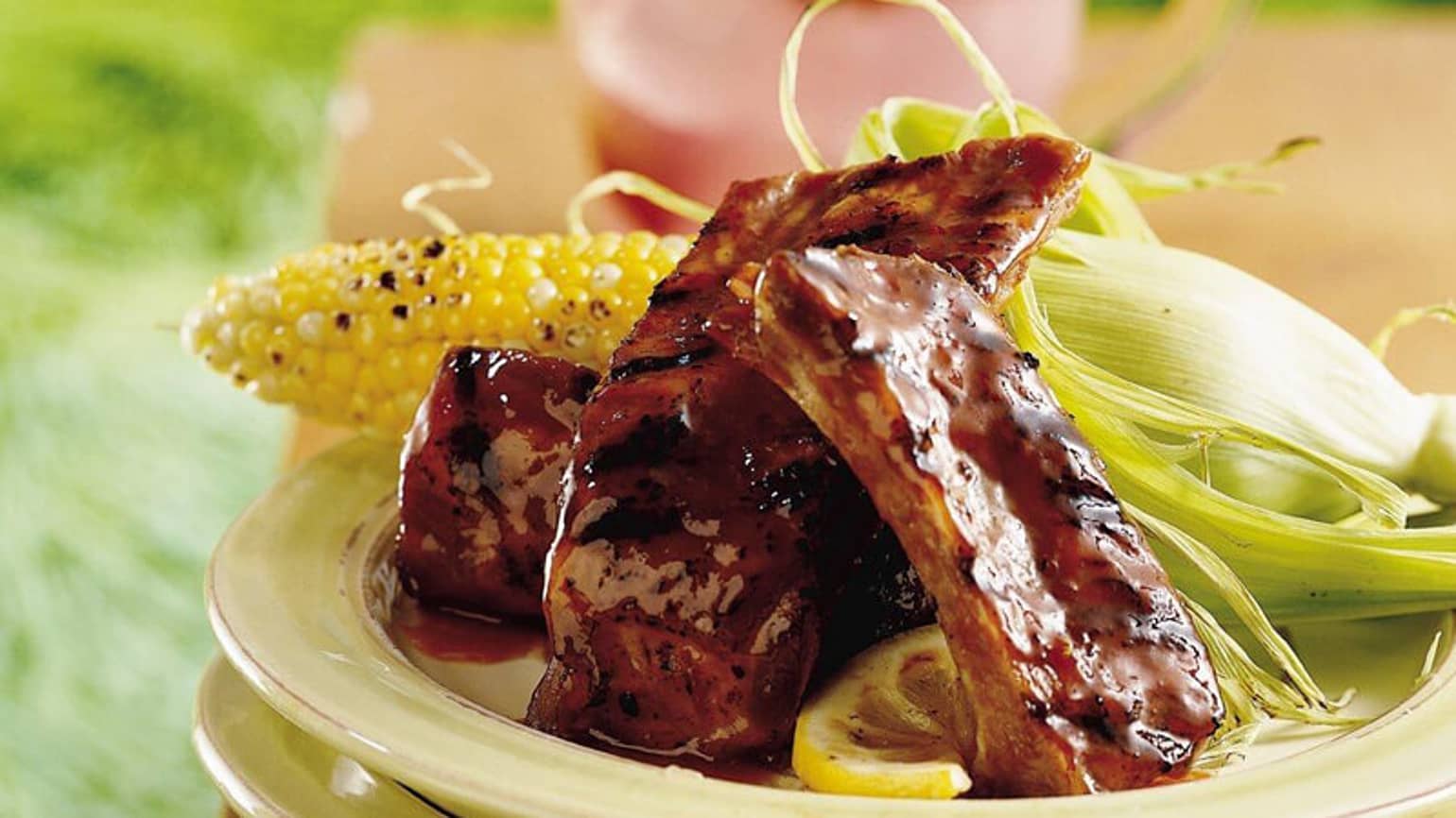 Grilled Zesty Lemon Spareribs